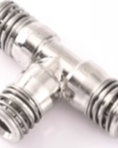 Equal Tee d9.52mm copper w/niekel